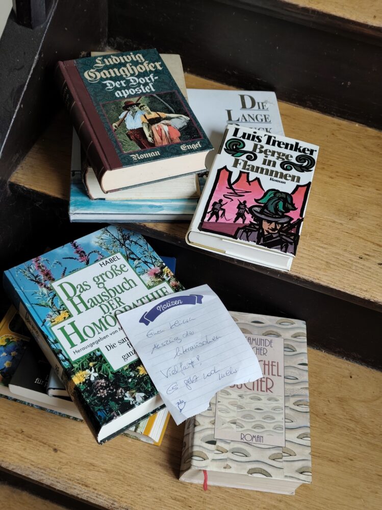 Bücher sind etwas schönes, zu schade zum Wegwerfen.